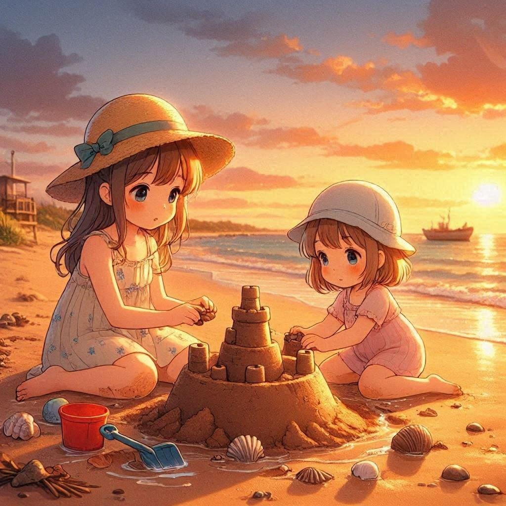 砂の城(DALL-E)(5)