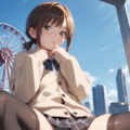 デートで誘惑してくる彼女 2枚目
