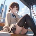 デートで誘惑してくる彼女 4枚目