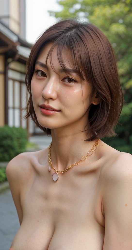 お姉さんの胸の谷間