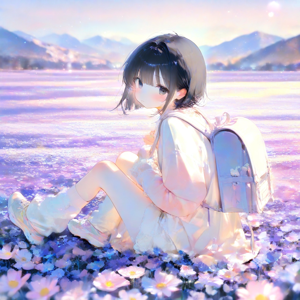 花畑で | の人気AIイラスト・グラビア