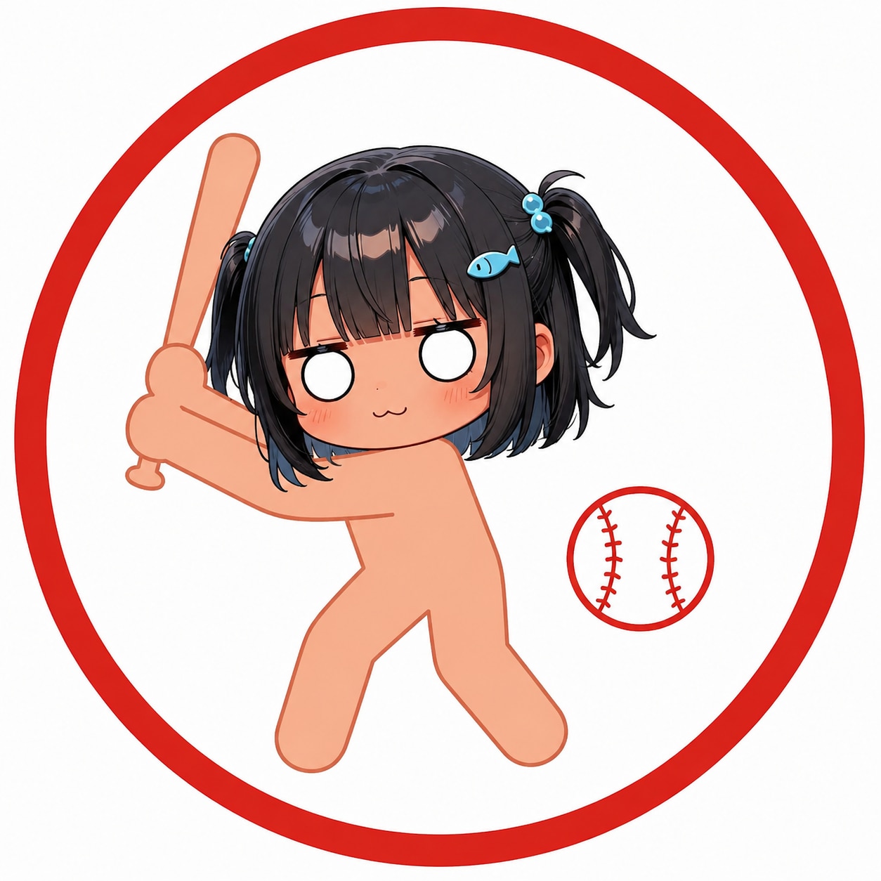 野球場マークこなつちゃん