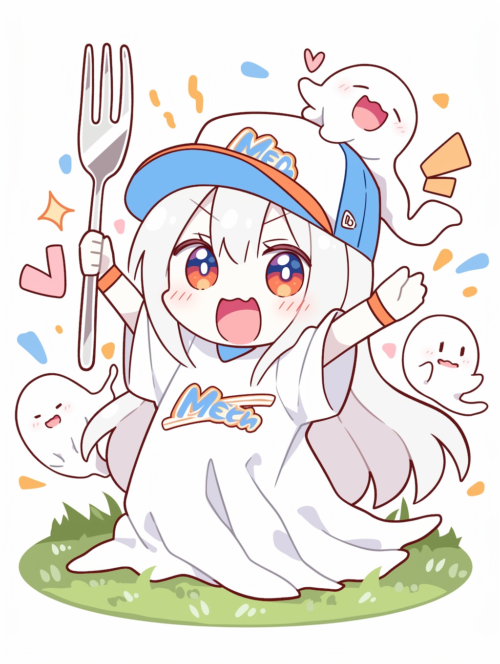 お化けフォークガール