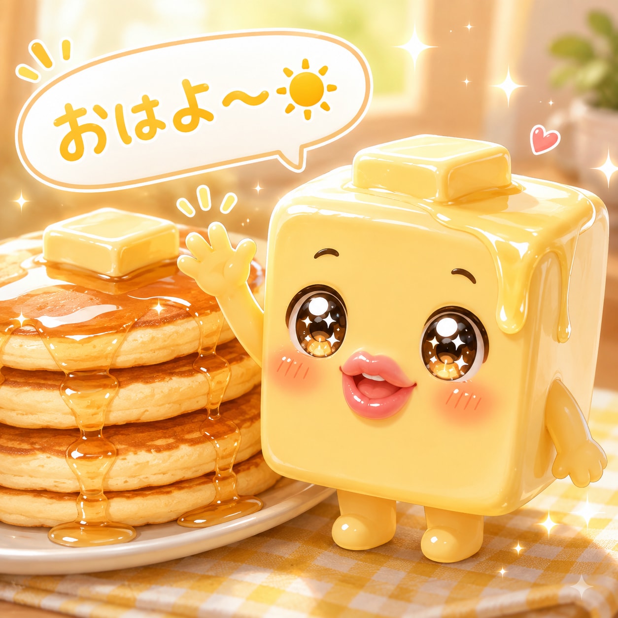 おはよ〜☀️/バターちゃん💋 | の人気AIイラスト・グラビア