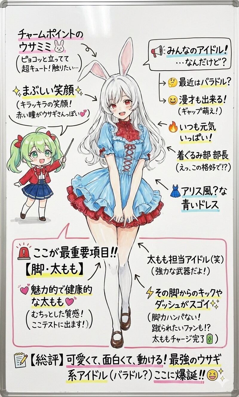 アオイによる兎耳学園のみみちゃんの他己紹介