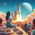 ロケットの打ち上げと真理 3枚目
