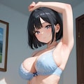 「乳首丸出しエロブラジャーと腋見せ」供養その１（丸出し無しです） 3枚目