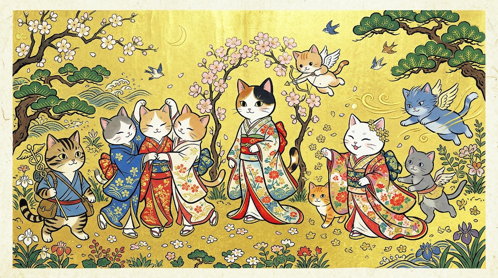 猫のボッティチェリの春