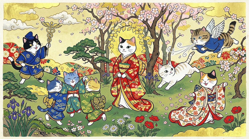 猫のボッティチェリの春