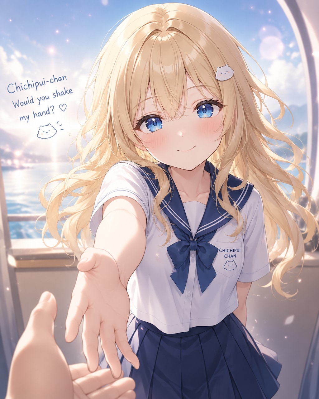ちちぷいちゃんと握手する力が欲しい（ChatGPT）