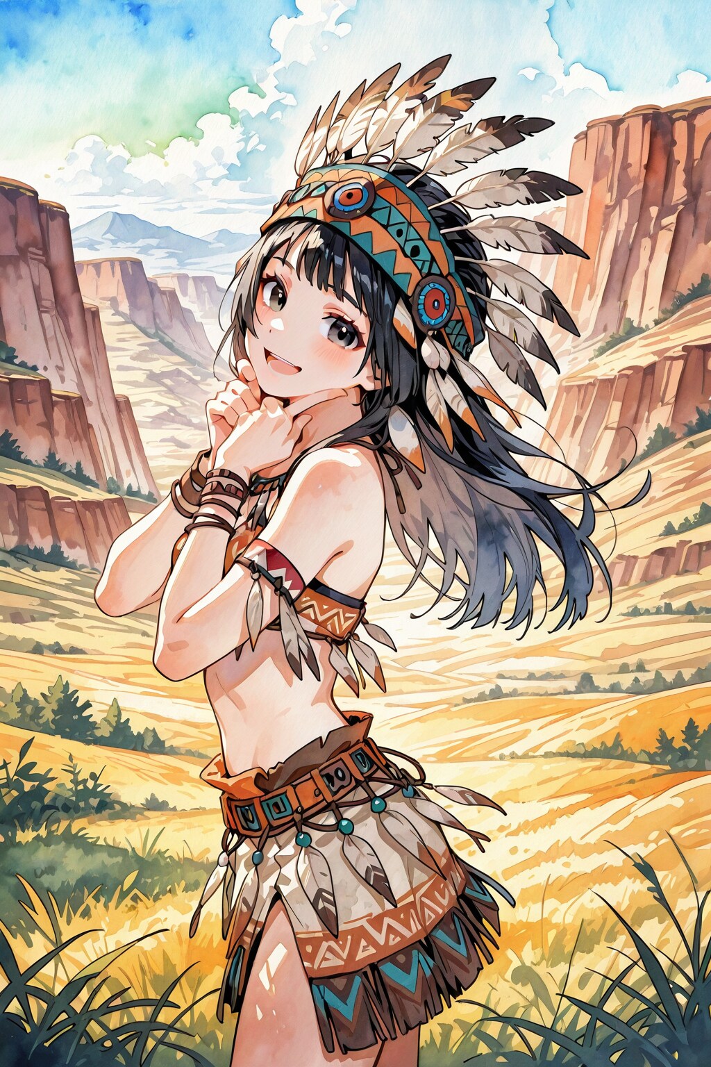 大草原の空の下４８