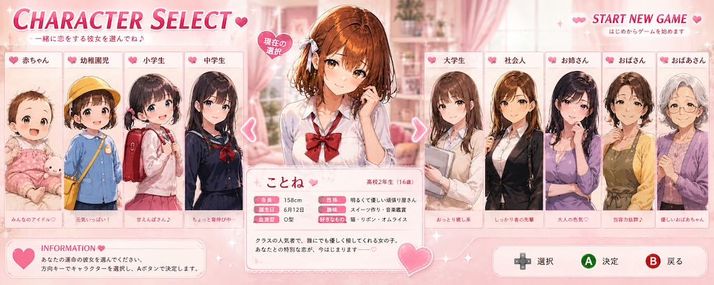 彼女を選ぶ