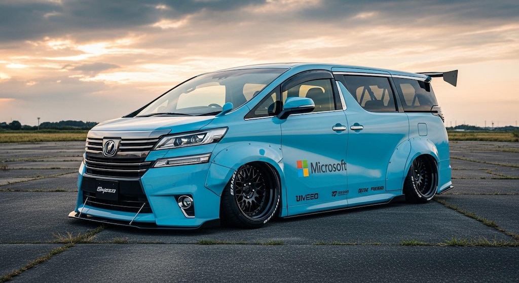 マイクロソフトヴェルファイアのドリ車