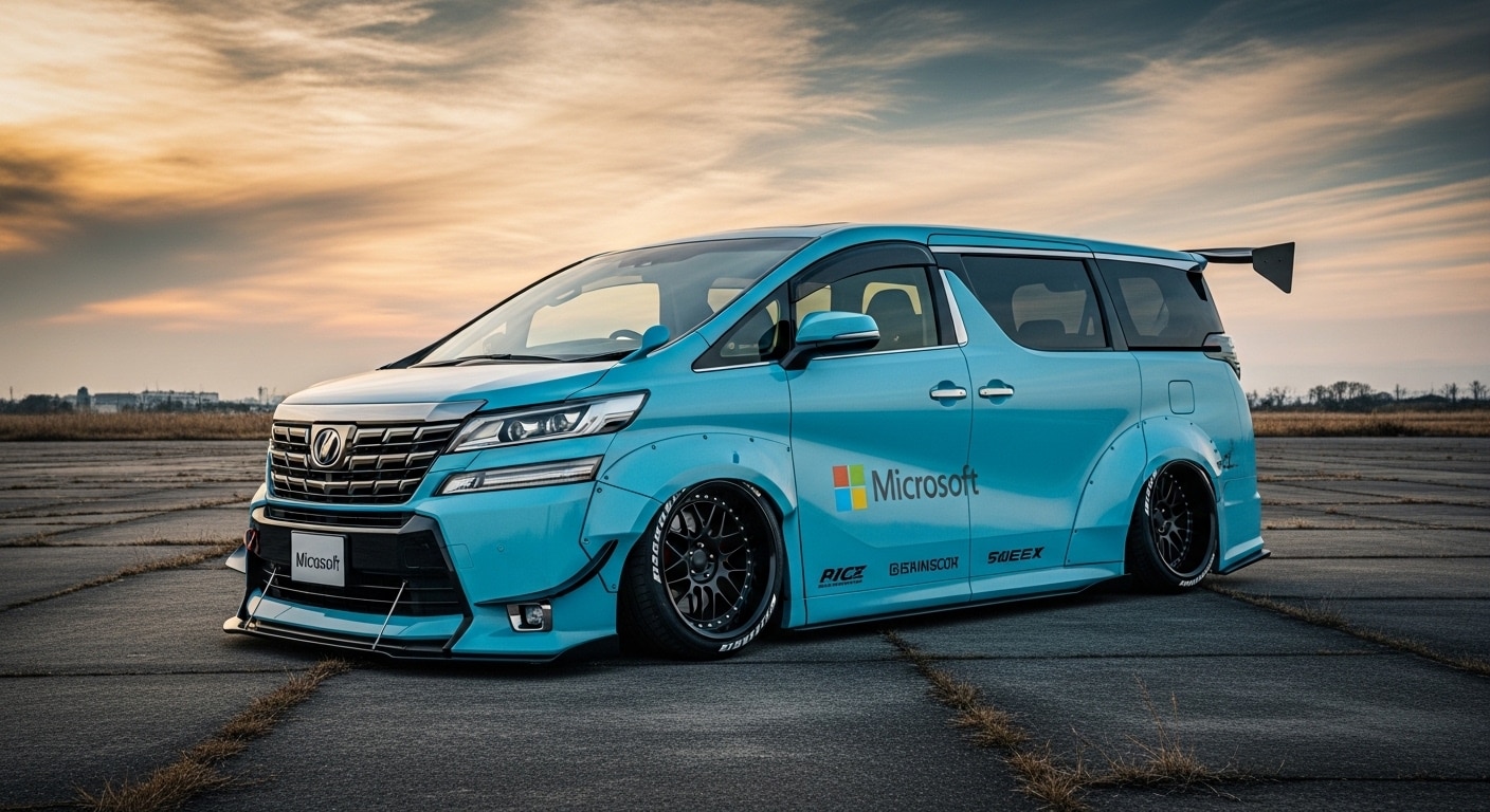 マイクロソフトヴェルファイアのドリ車 | の人気AIイラスト・グラビア