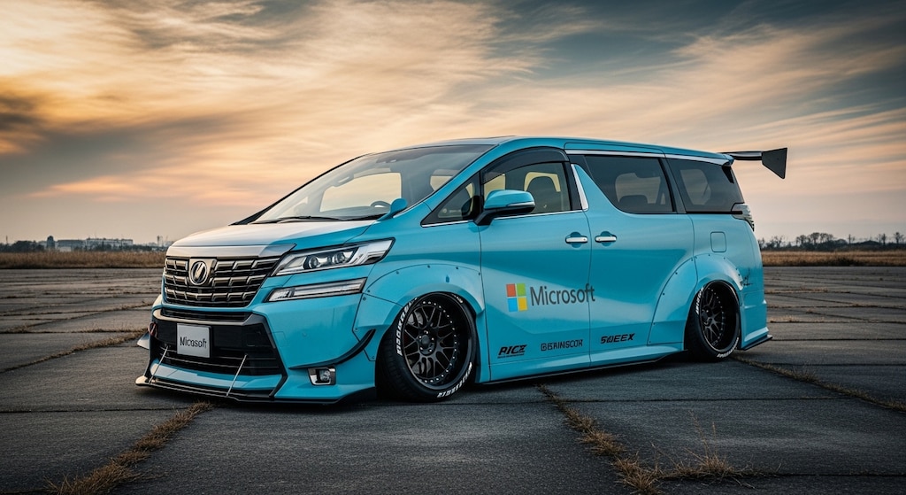 マイクロソフトヴェルファイアのドリ車