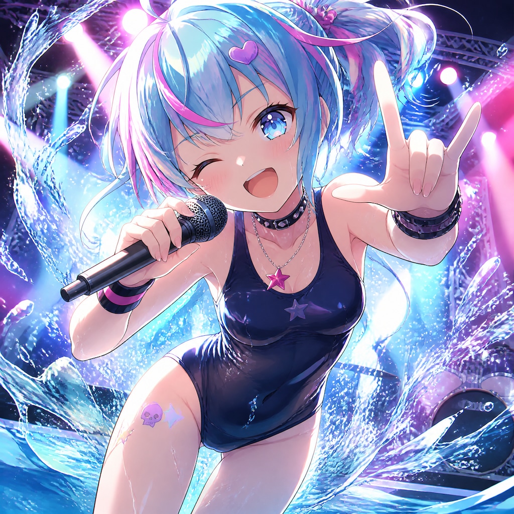 スク水ロックフェス（２）3時のアイドル　GPTimages2.0