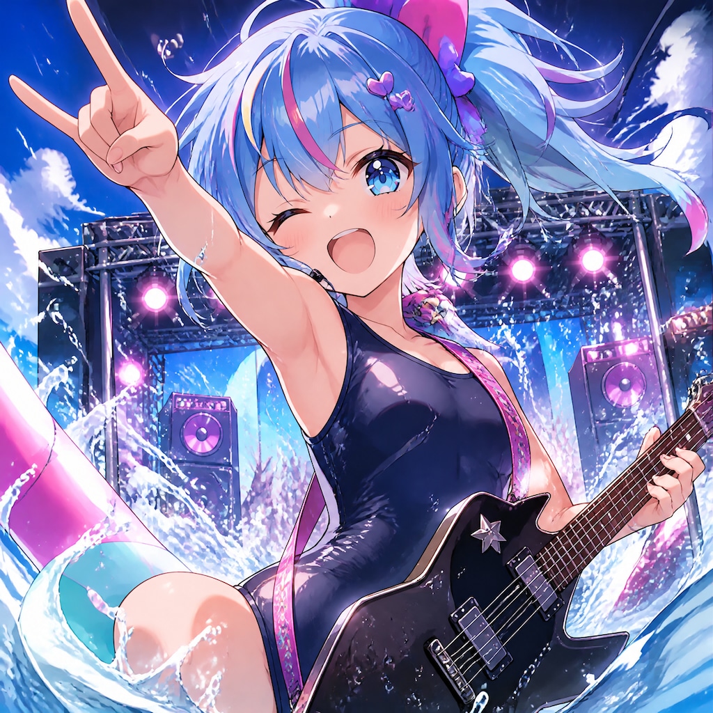 スク水ロックフェス（２）3時のアイドル　GPTimages2.0