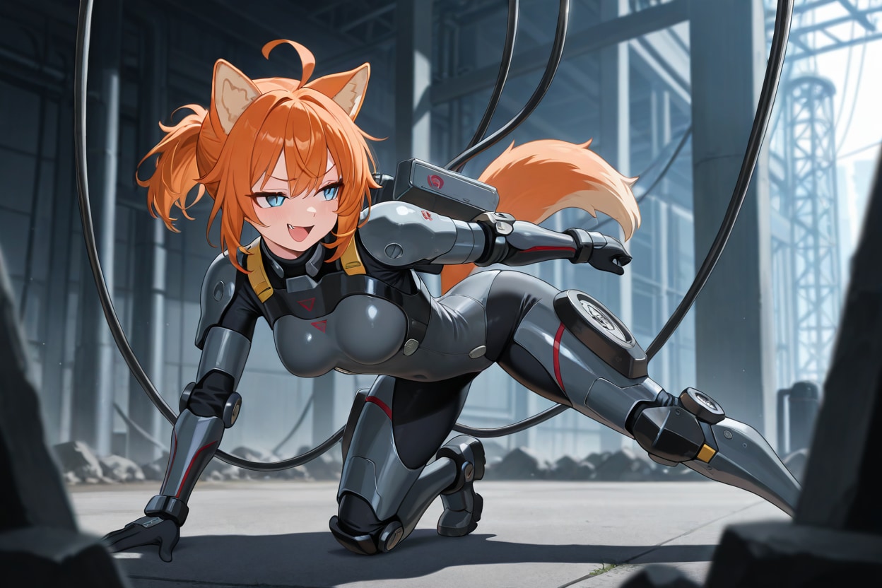 491 滑り込むケモパワード・ドヤ子 | の人気AIイラスト・グラビア