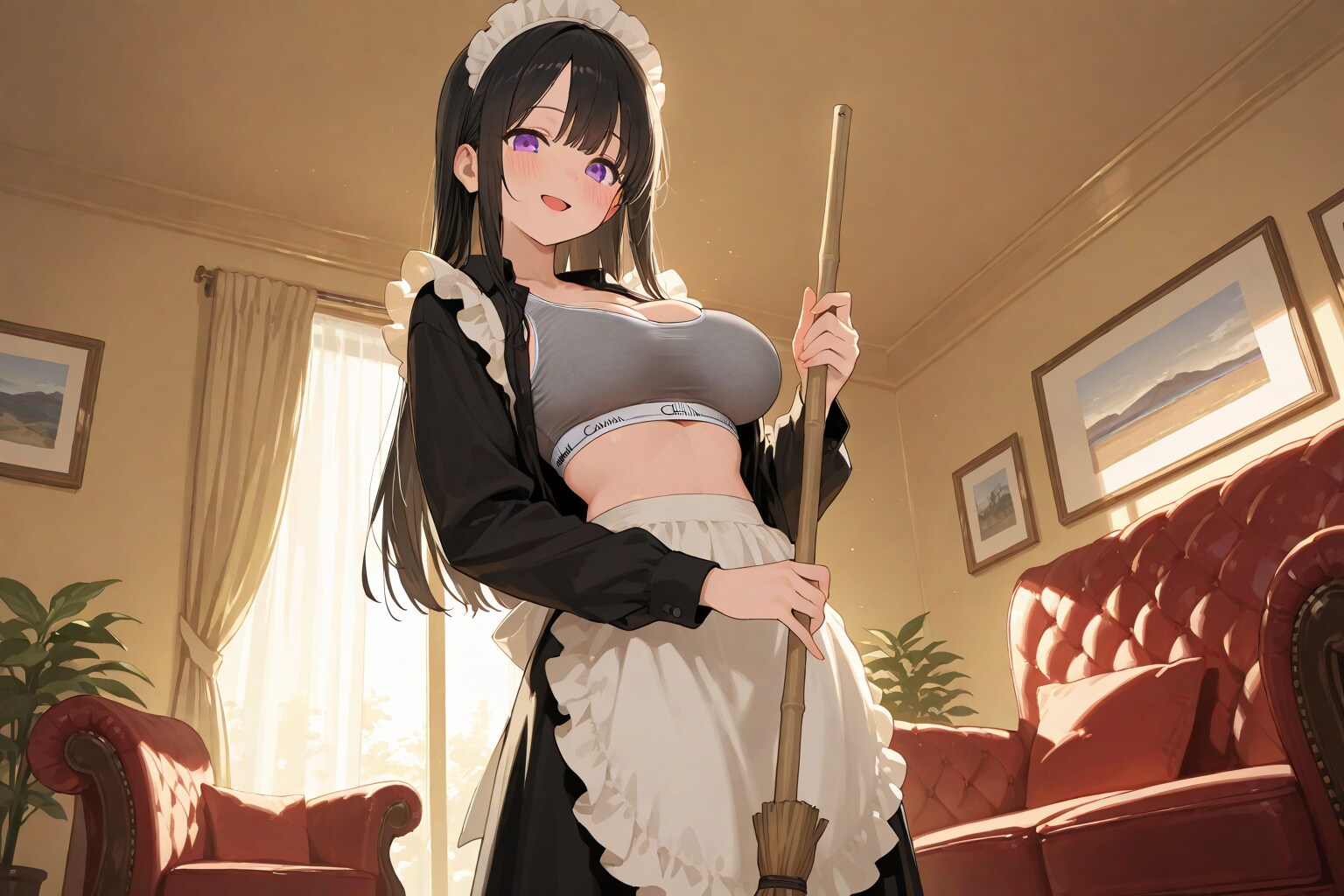 お掃除しますよ～♪