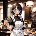 近所のカフェの店員さん 2枚目