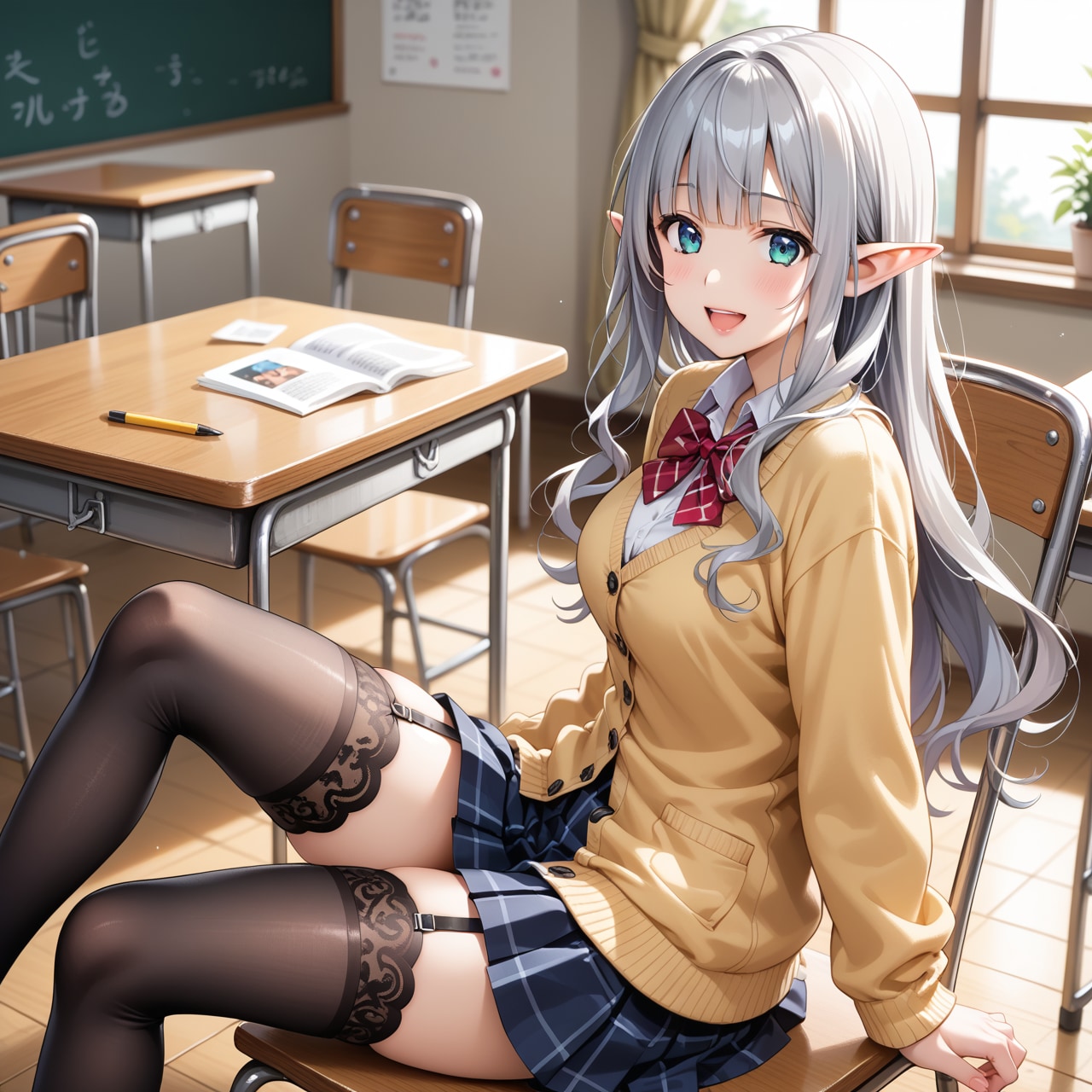 わが校のエルフさん | の人気AIイラスト・グラビア