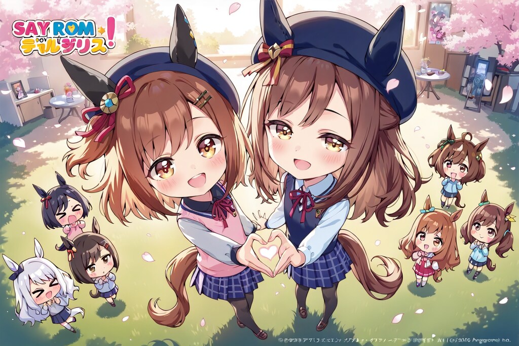 ちびちゃん_「ハート-♪」。