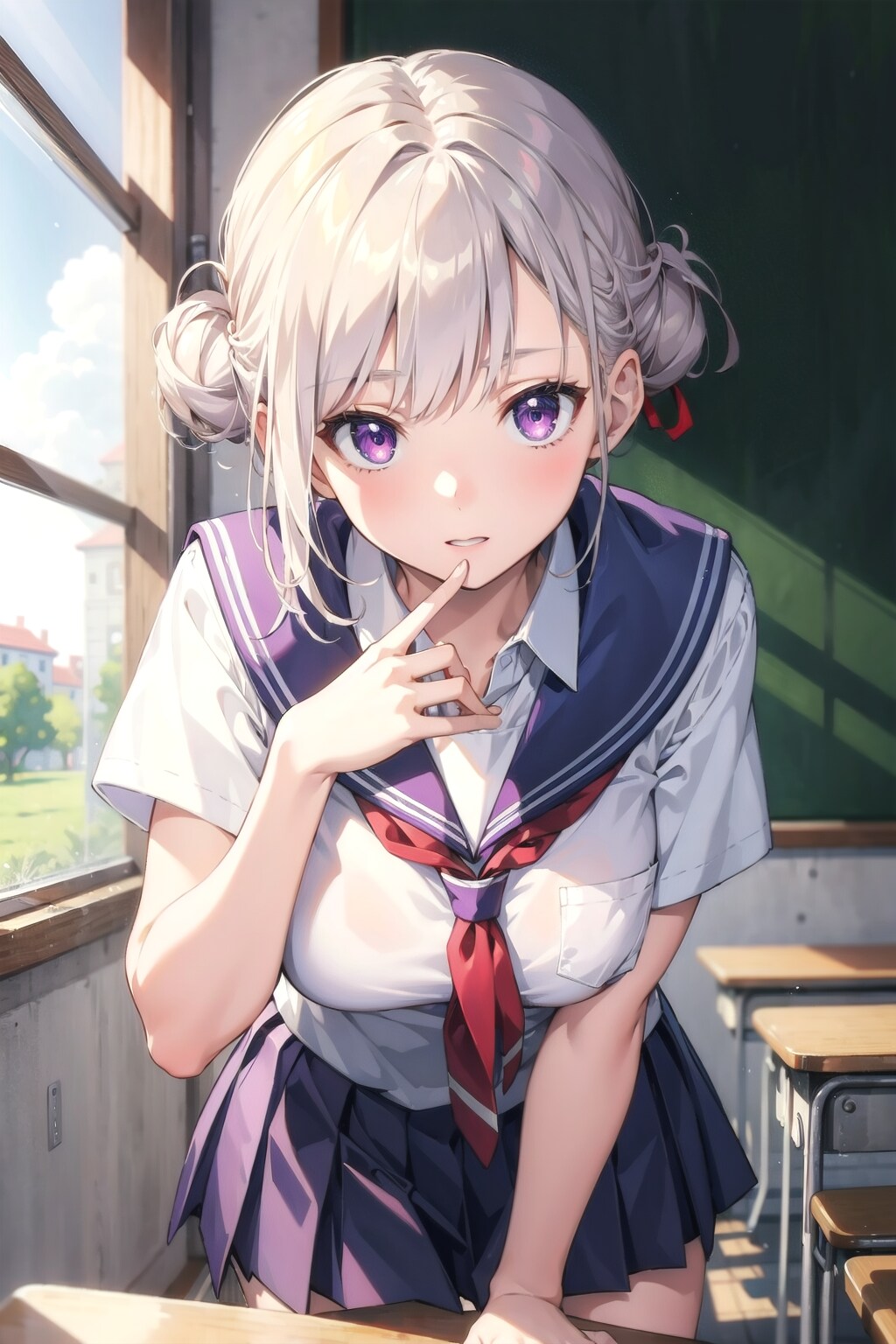 （２９３HQ）銀髪ちゃんセーラー