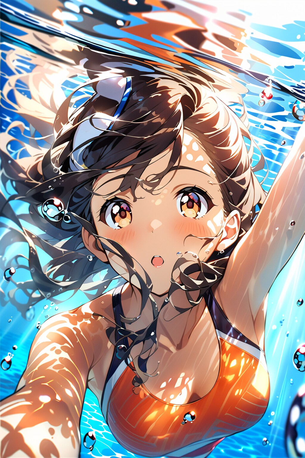 girl 0604　泳ぐ | の人気AIイラスト・グラビア