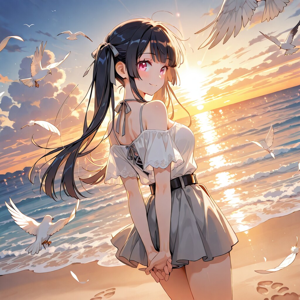夕日道