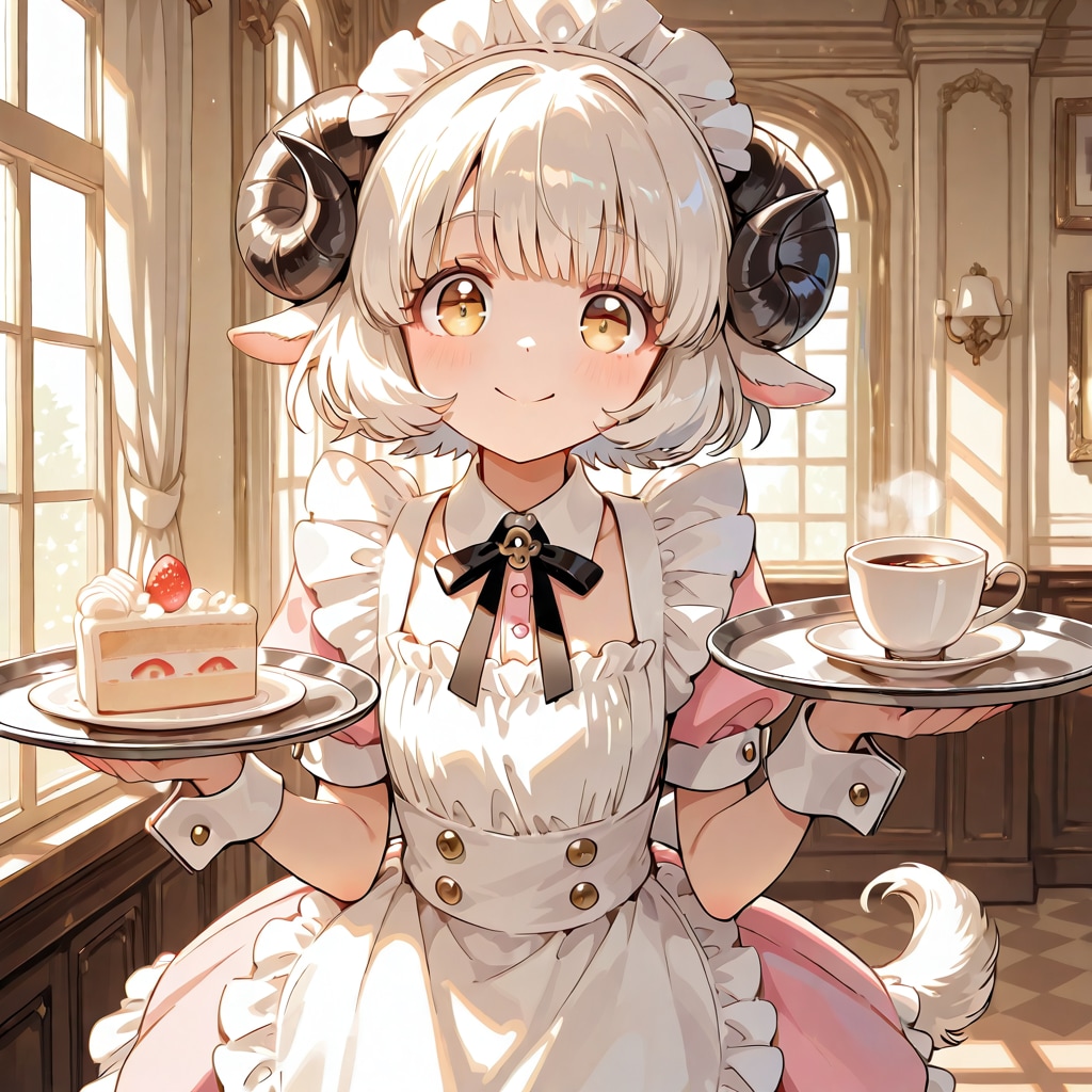 ひつじのメイドさん | の人気AIイラスト・グラビア