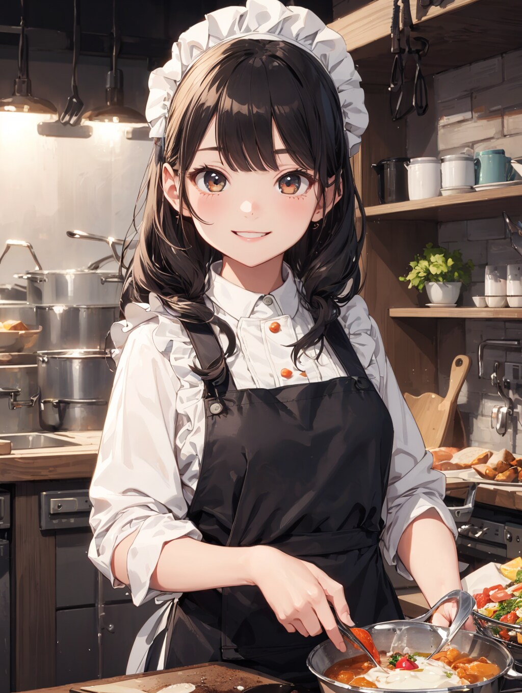 料理中