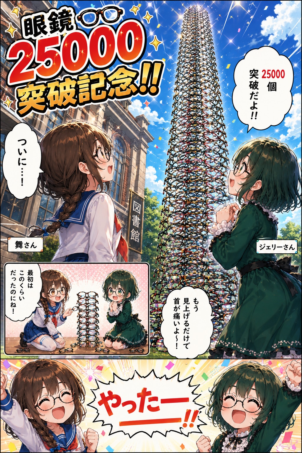 眼鏡タグ２５０００突破しました👓