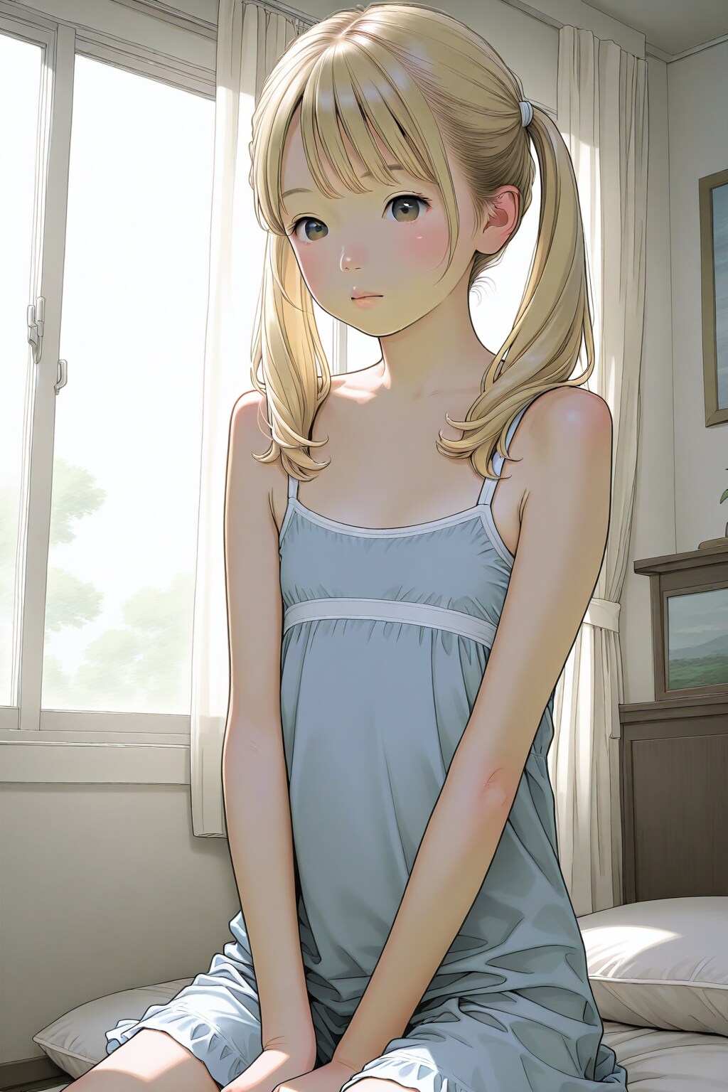 金髪フランス少女