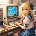 レトロゲーム部のちちぷいちゃん 2枚目