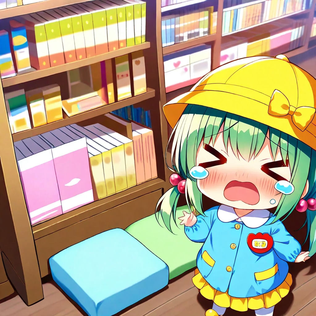 泣く緑髪ちゃん