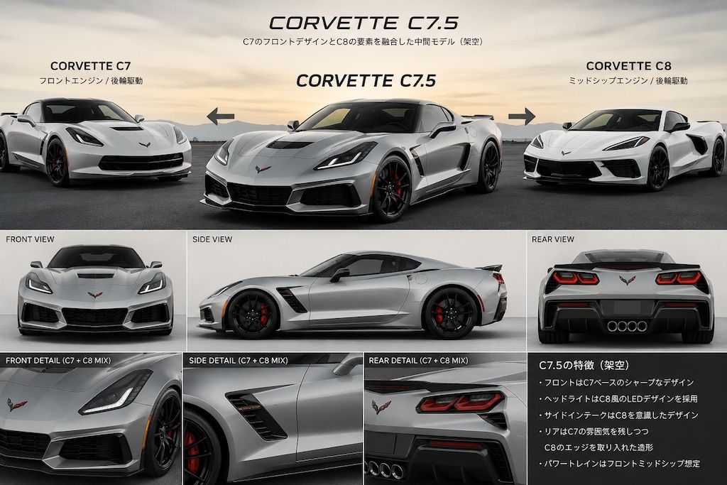 シボレーコルベットC7.5