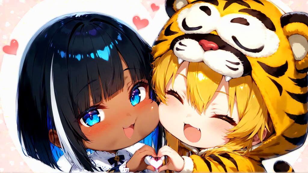 虎娘ちゃんとハグ！