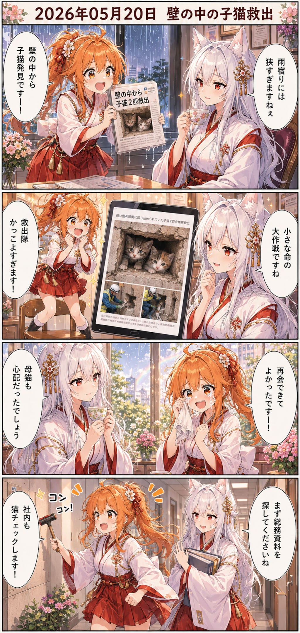 毎日漫画　10時　ほっこりニュース