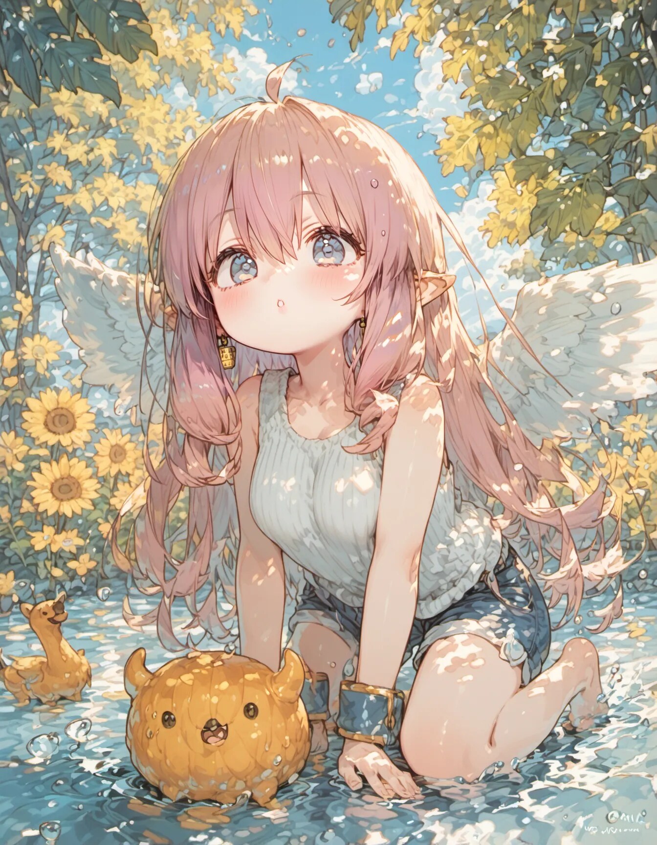 Little Angel of the Sunflower Stream