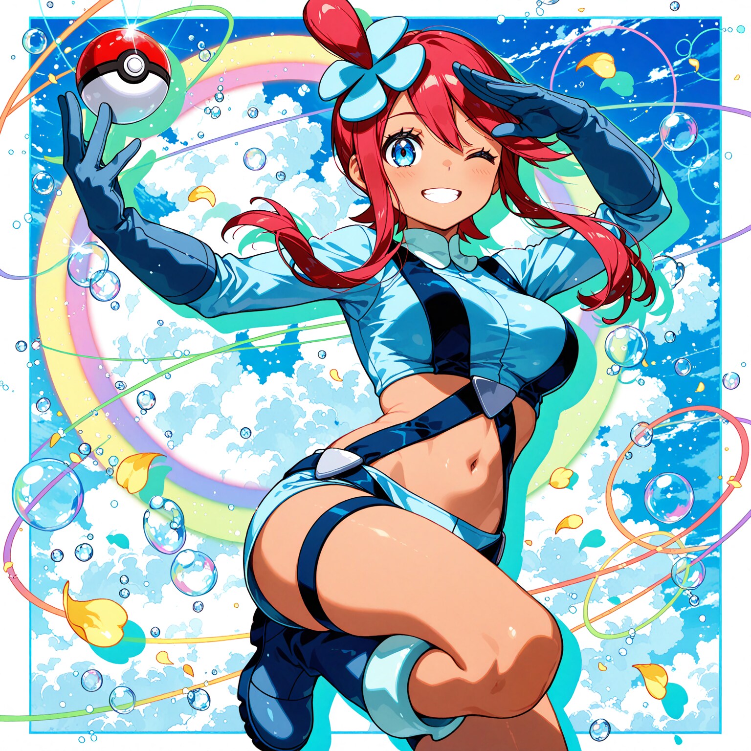 フウロちゃんぶっ飛び〜っ💕🚀✨