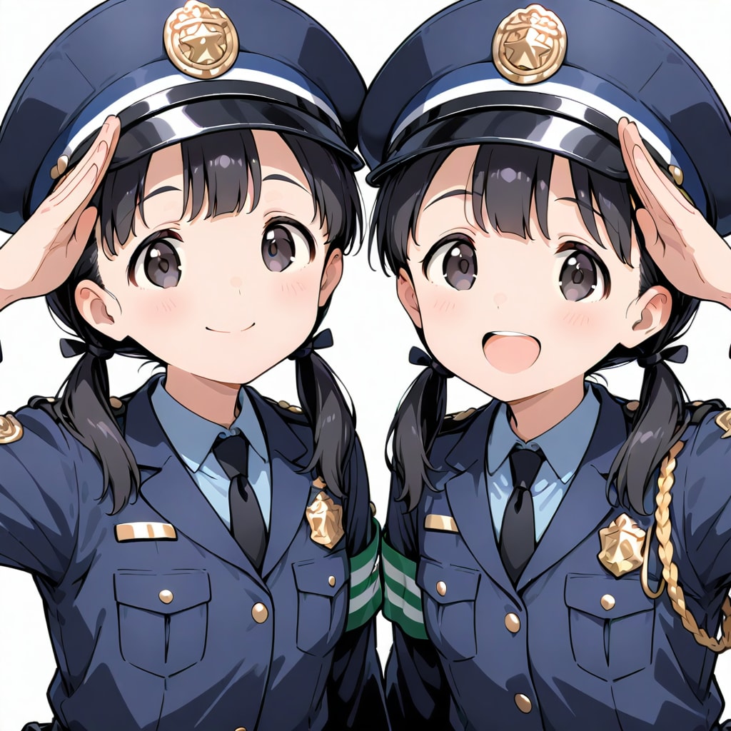 婦警さん（ふたご）