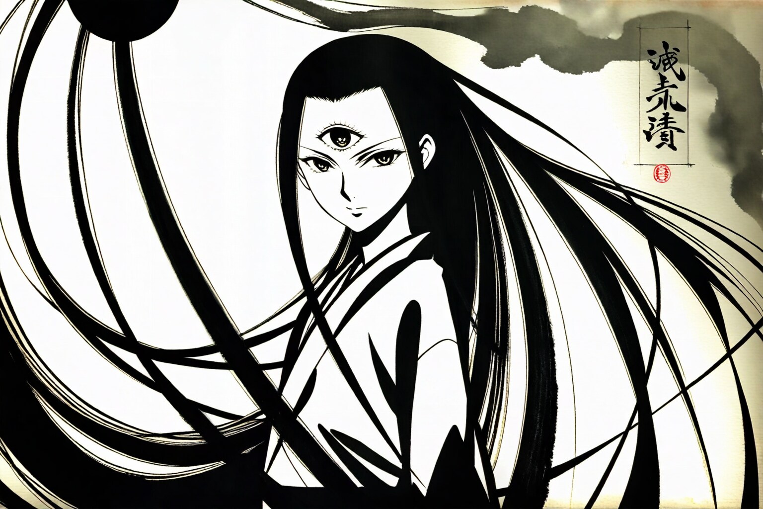 百鬼夜行 三目入道 | の人気AIイラスト・グラビア