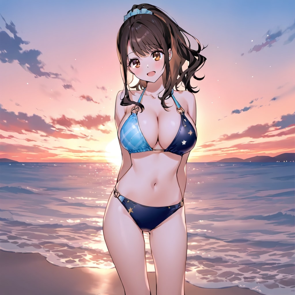 新しい水着。どうかな？