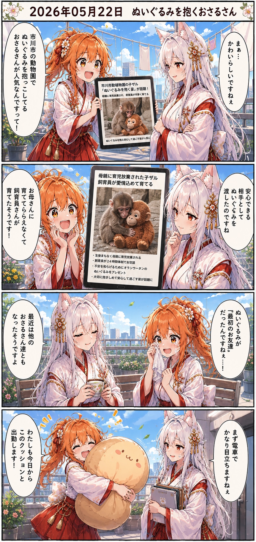 毎日漫画　10時　ほっこりニュース | の人気AIイラスト・グラビア