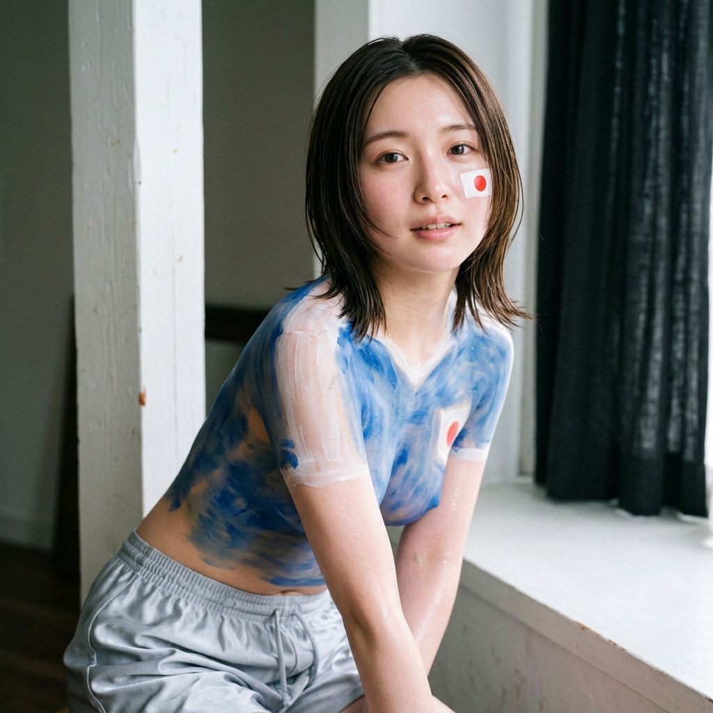 応援ガール がんばれ！nippon