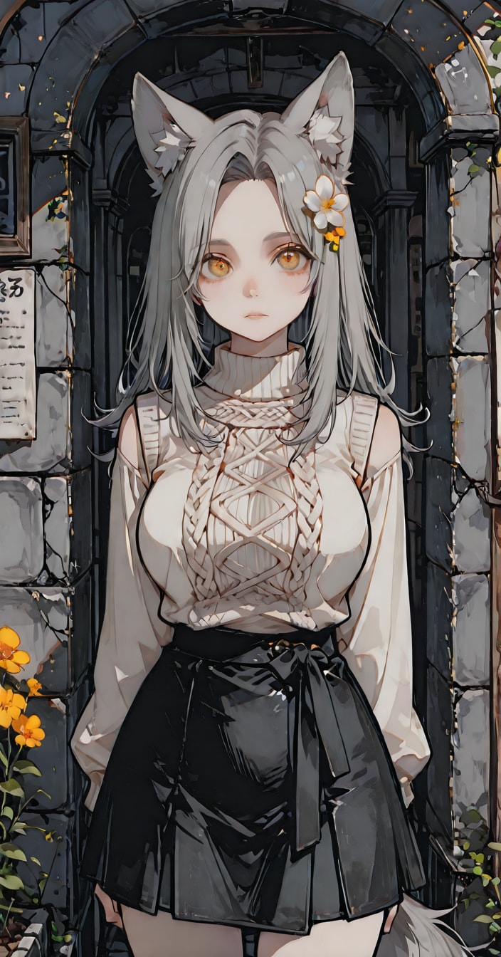 けもみみ娘 | の人気AIイラスト・グラビア