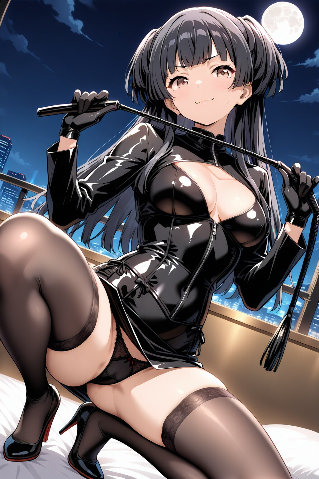 ボンデージ衣装の冬優子