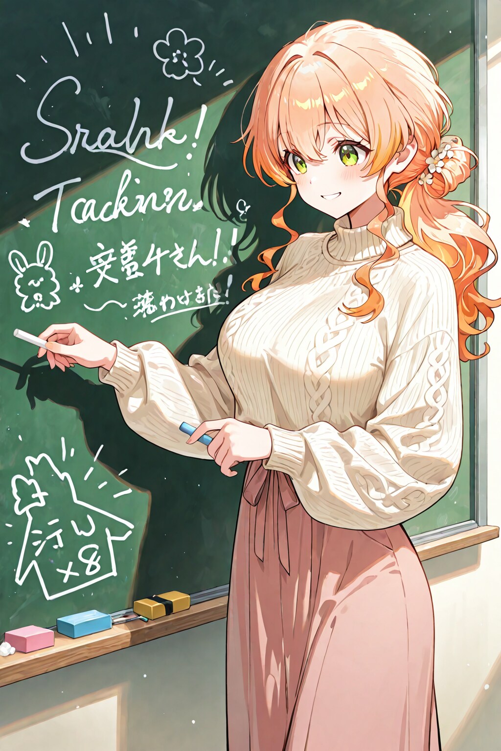 小学校の優しい先生 | の人気AIイラスト・グラビア