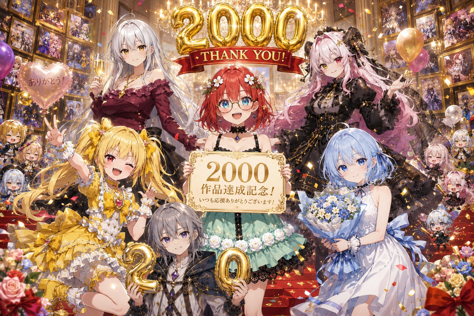 🎉2000作品達成！～ありがとう、そしてこれからも～