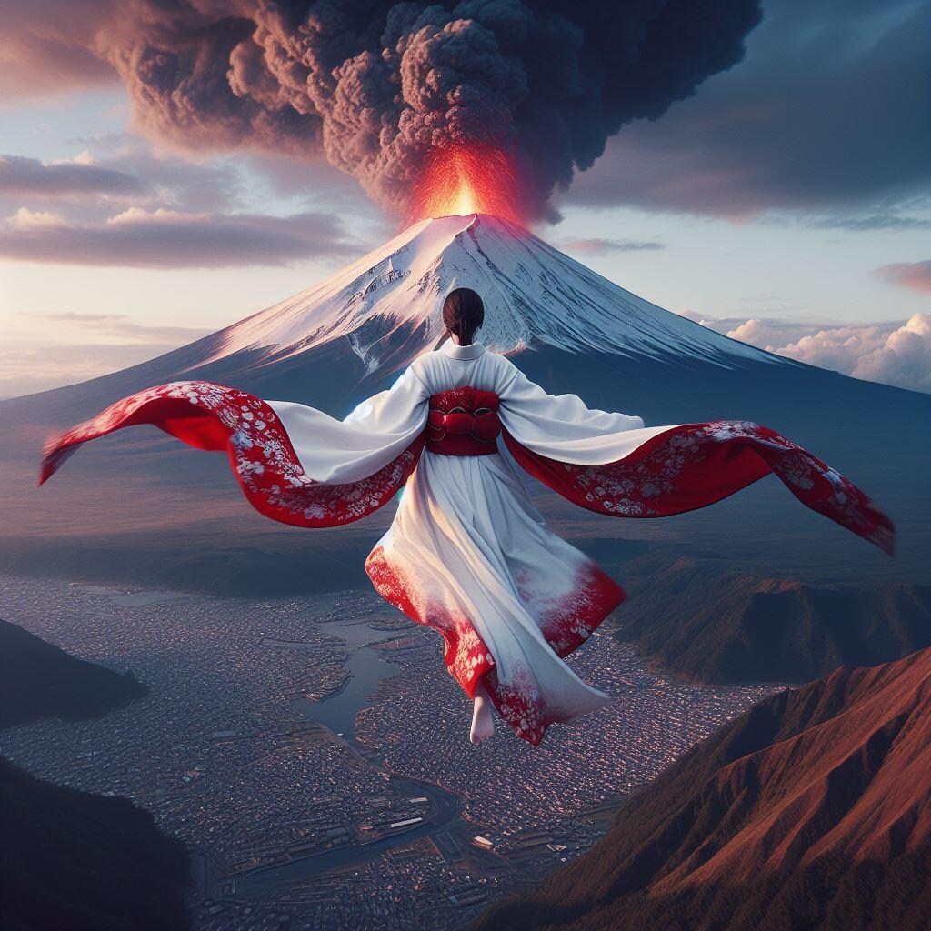 これから日本を大惨事に陥れる巫女の所業